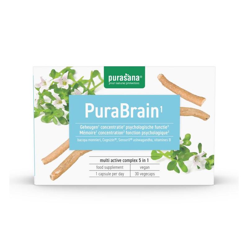Purasana PURASANA PuraBrain 30 Vcaps - 30vcp