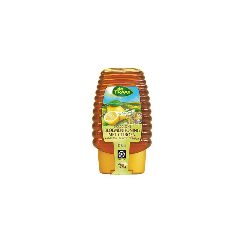 Traay honing Traay Honing BLOEMENHONING EKO CITROEN FLES 365G - 365gr