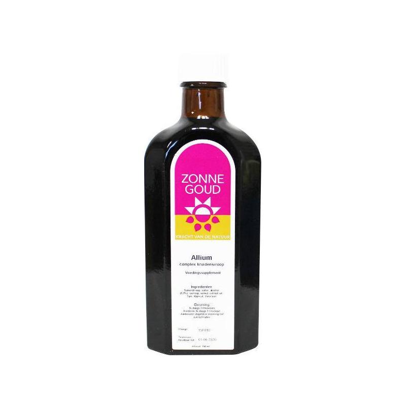 Zonnegoud Zonnegoud Allium Complex Kruidensiroop - 150ml