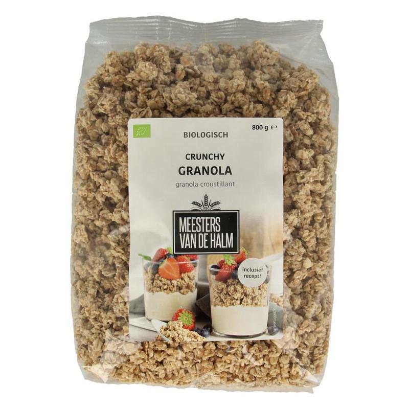 Meesters van de halm Meesters van de Halm Crunchy Granola Bio - 800gr
