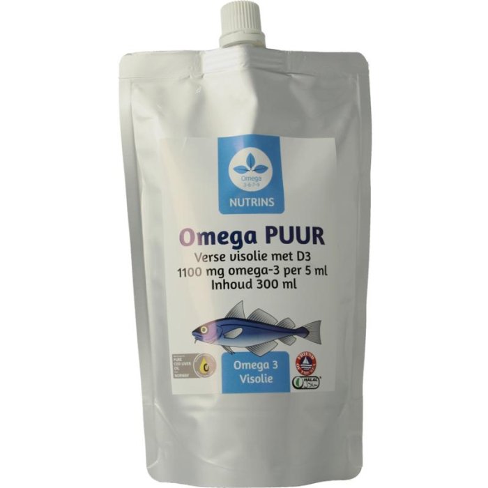 Nutrins Nutrins Omega-3 + D3 PUUR - 300ml