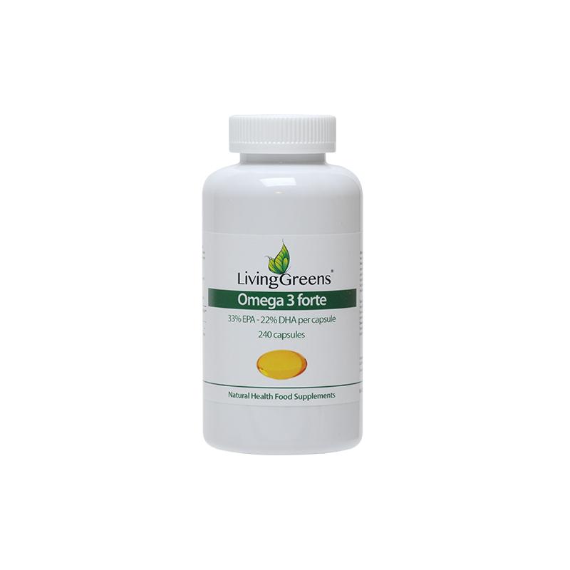 Livinggreens Livinggreens Omega 3 visolie forte - 240cp