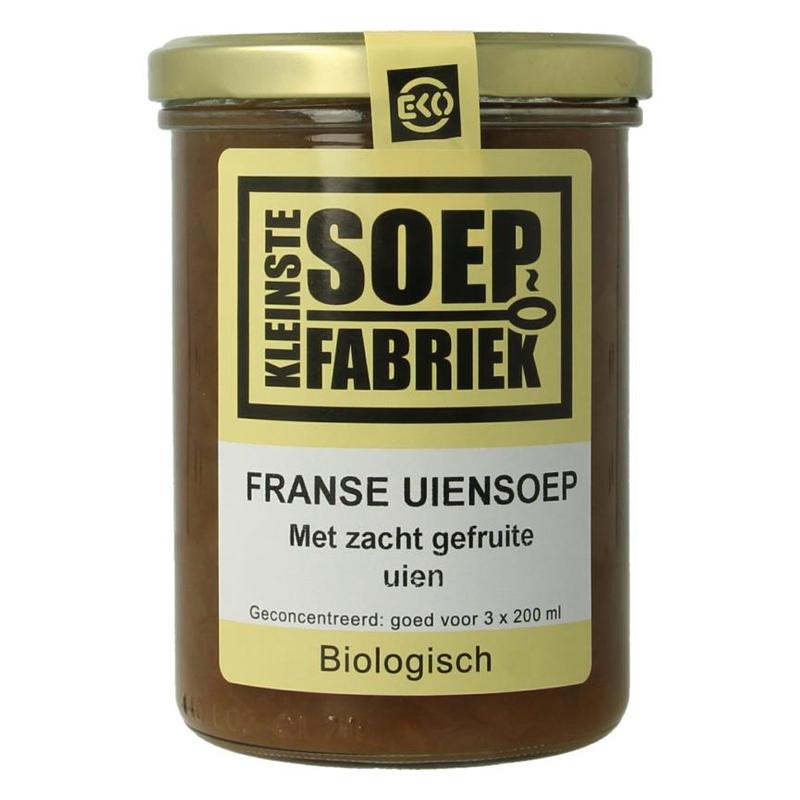 Kleinste soepfabriek Kleinste Soepfabriek Franse Uiensoep met zacht gefruite uien - 400ml