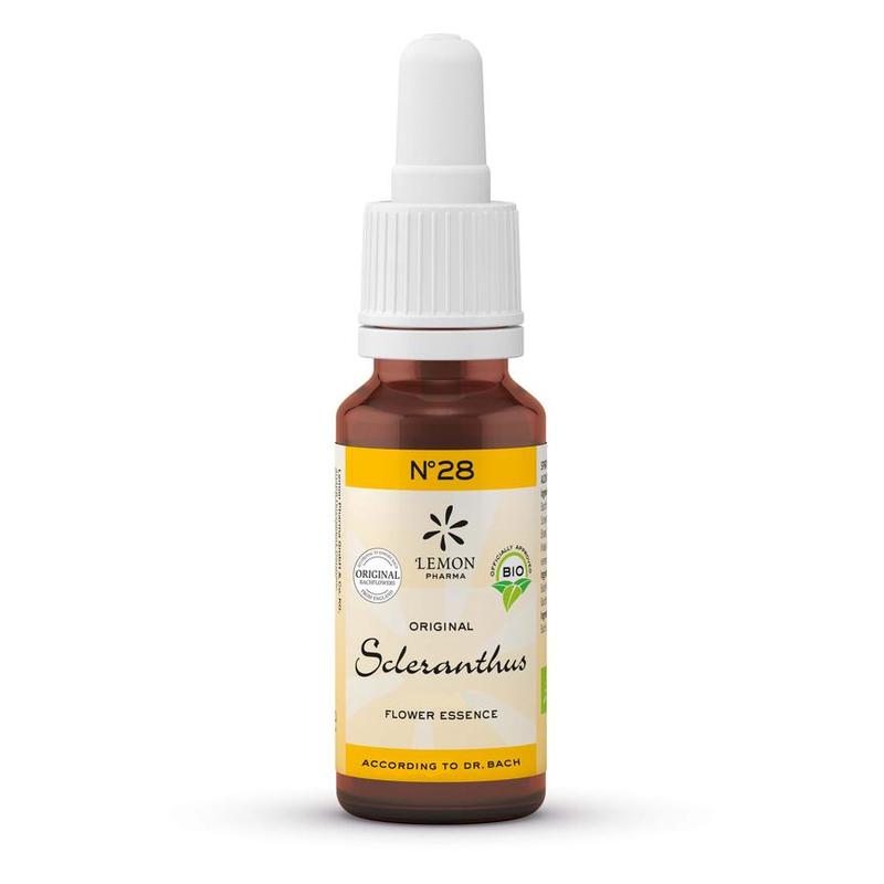 Lemon pharma Lemon Pharma Bach bloesem No. 28 Scleranthus BIO - 20 - 20ml