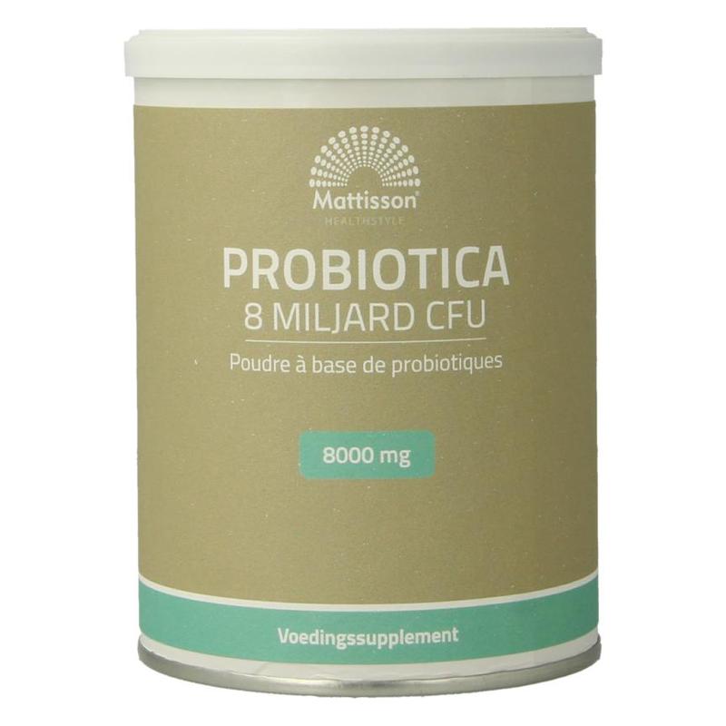 Mattisson Mattisson Probiotica Poeder 8 mld CFU - 125gr