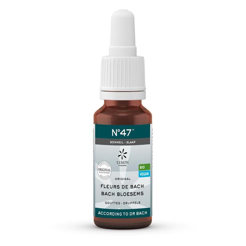Lemon pharma Lemon Pharma Bach bloesem melange Nr. 47 Slaap BIO - 20ml