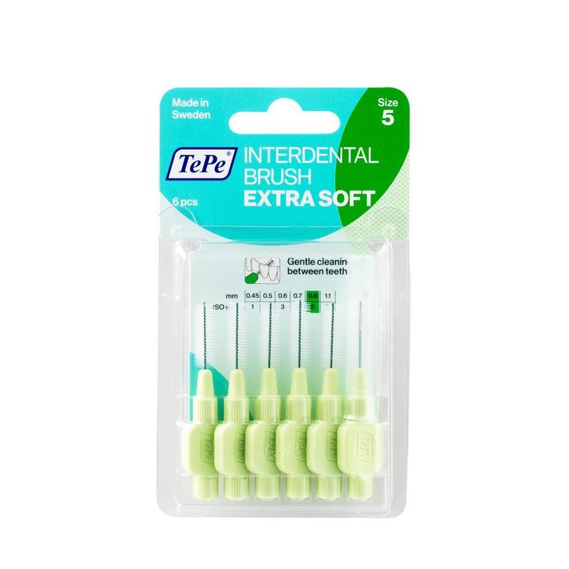 Tepe TePe Interdentale ragers x-soft groen 0,8mm - 6st