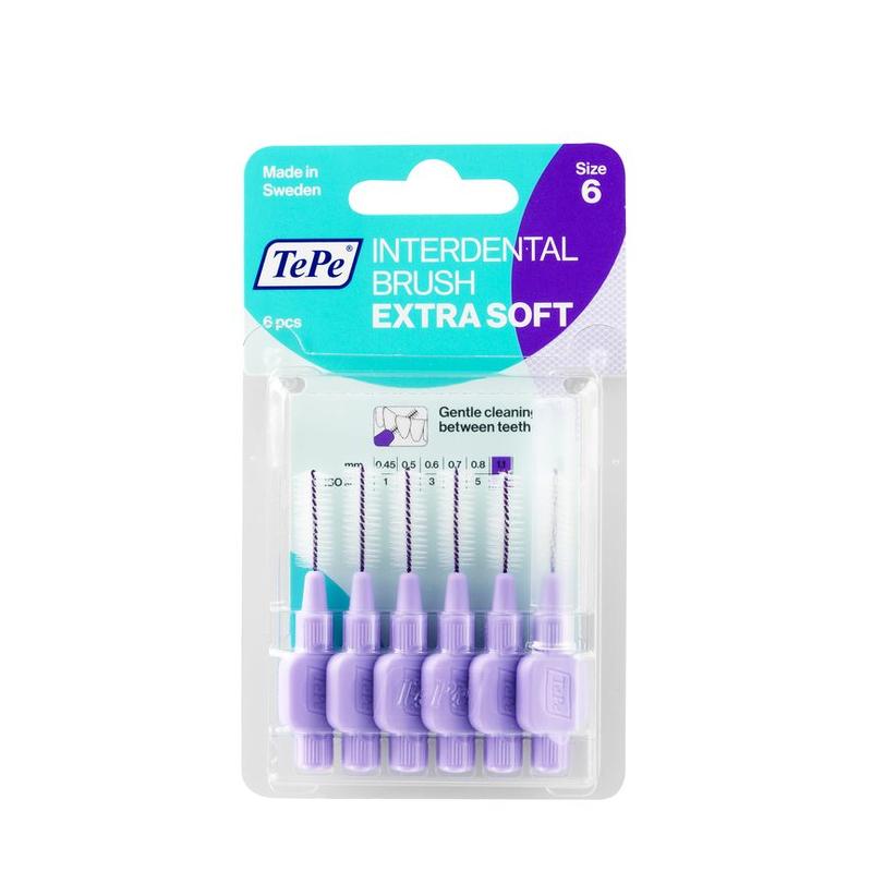 Tepe TePe Interdentale ragers x-soft lila 1,1mm - 6st