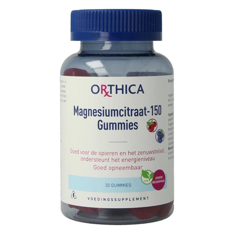 Orthica Orthica Magnesiumcitraat-150 gummies - 30