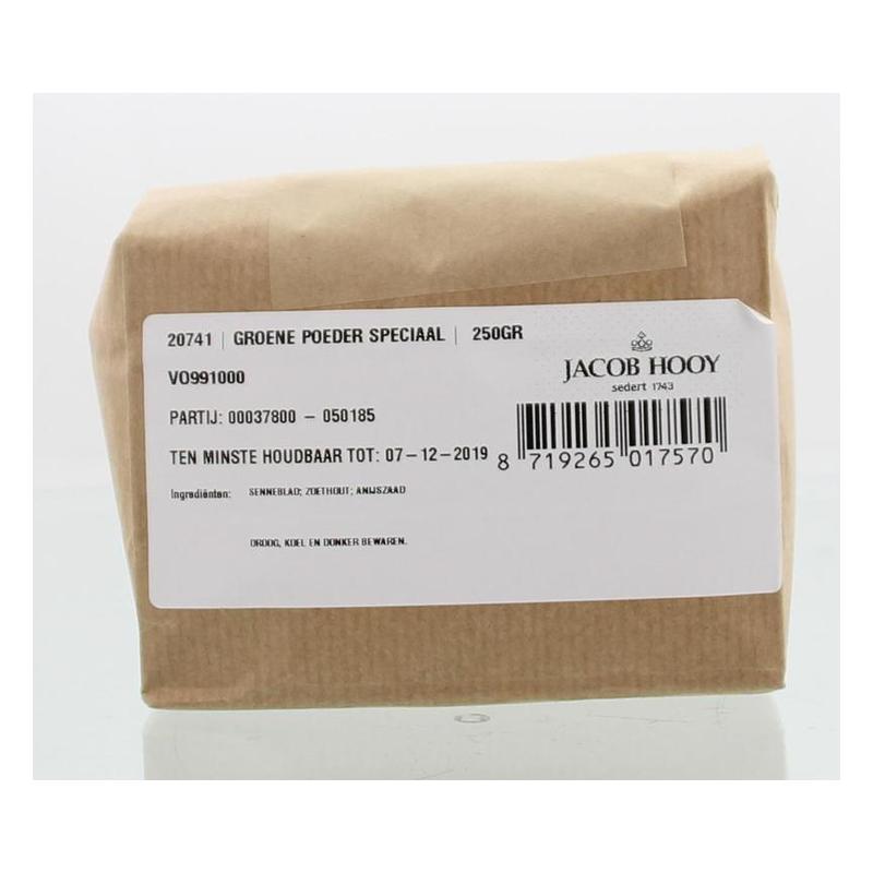 Jacob hooy jacob Hooy GROENE POEDER SPECIAAL - 250gr