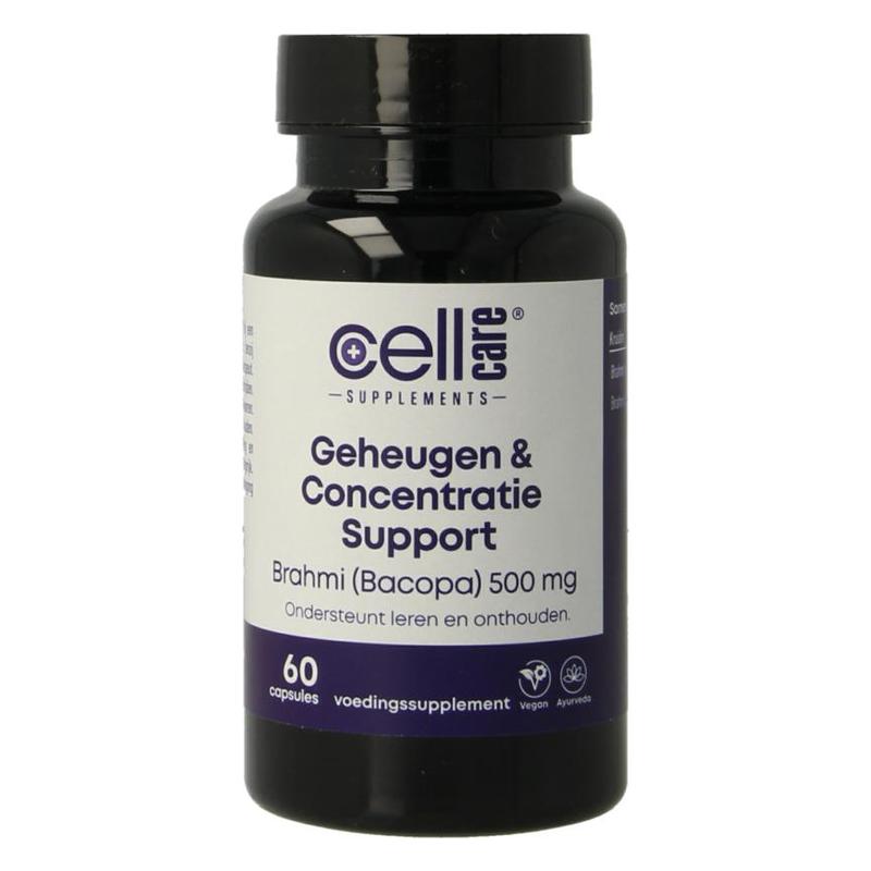 Cellcare CellCare Geheugen Concentratie Support Brahmi 500 - 60vcp