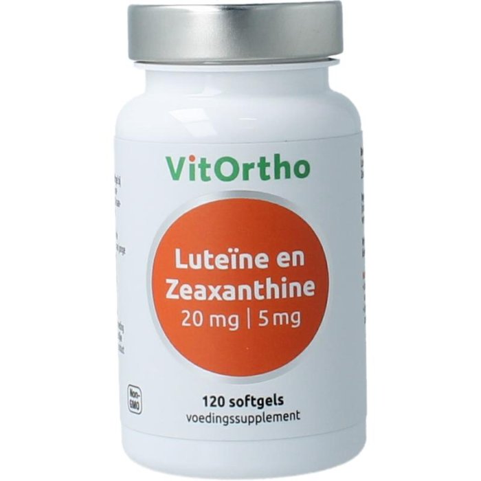 Vitortho VitOrtho Luteïne 20mg en Zeaxanthine 5mg - 120sft