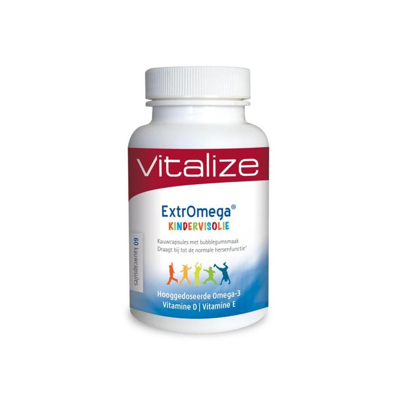 Vitalize Vitalize ExtrOmega Kindervisolie Potje - 60cp
