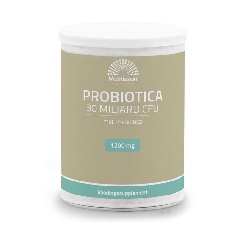 Mattisson Mattisson Probiotica 30 mld CFU prebiotica 125gr - 125gr