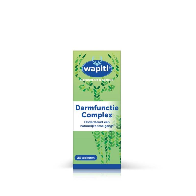 Wapiti Wapiti Darmfunctie Complex 20tabletten - 20tb