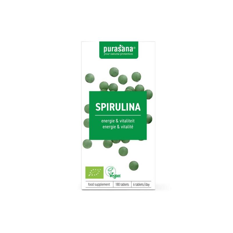 Purasana PURASANA Spirulina 500 mg 180 tabl BIO - 180tb