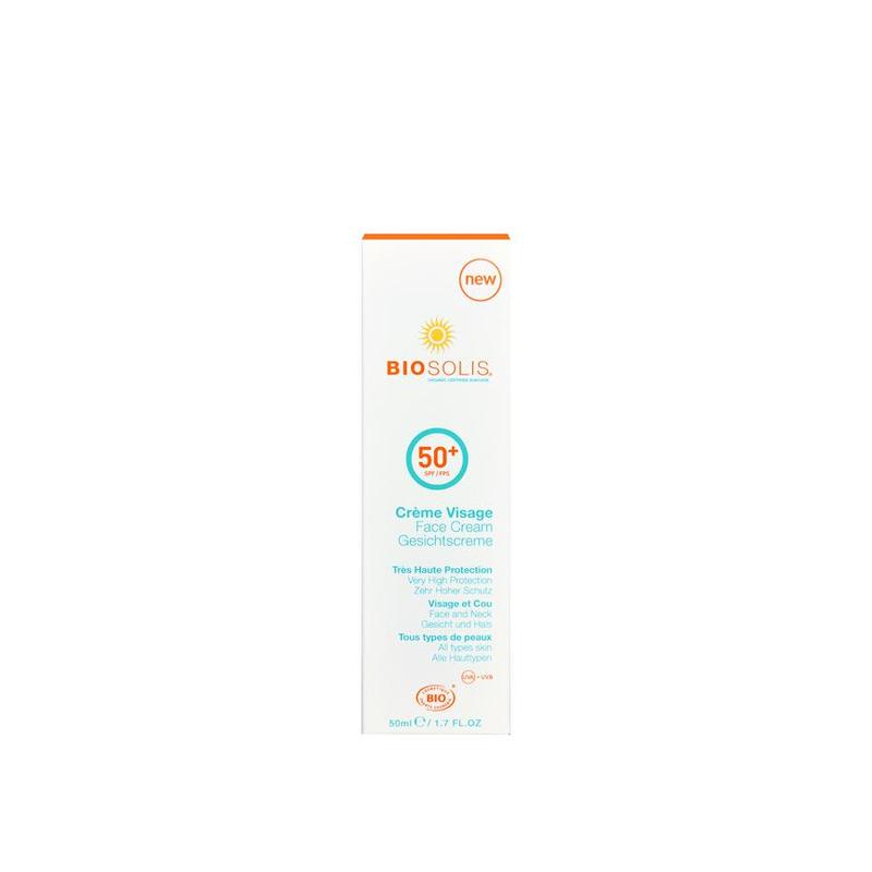 Biosolis Biosolis Zonnebrand gezicht SPF50 ECOCERT - 50ml