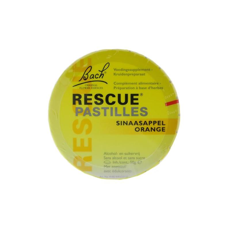Bach rescue BACH RESCUE Rescue Pastilles sinaasappel - 50gr