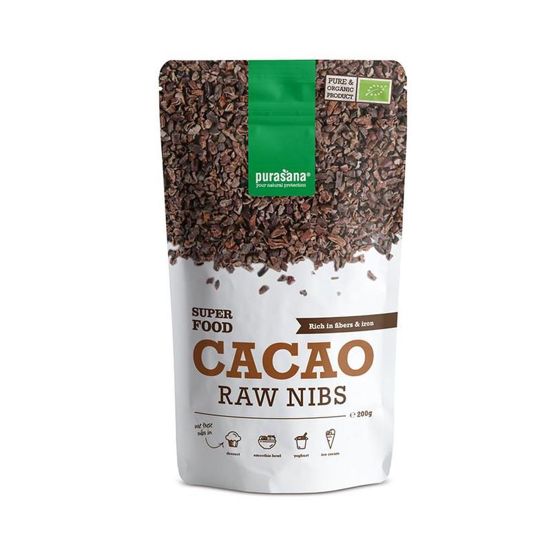 Purasana PURASANA Cacaokernen 200 g BIO - 200gr