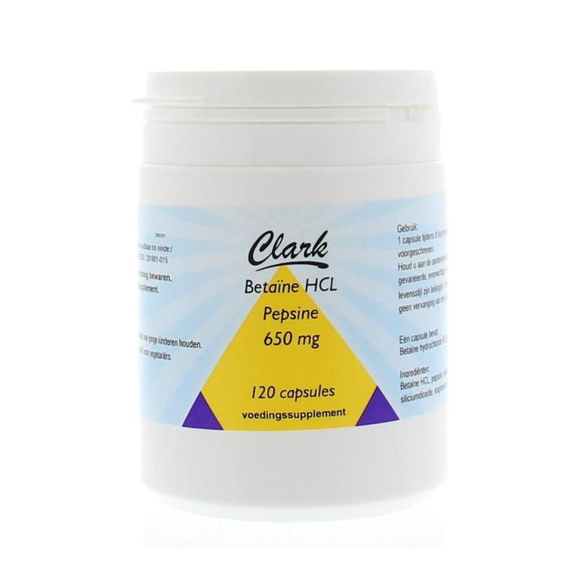 Clark Clark BETAINE HCL 650MG - 120cp