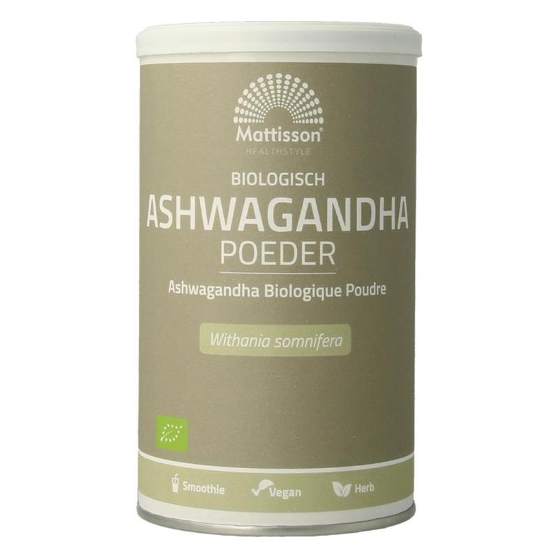 Mattisson Mattisson Bio Ashwagandha Poeder 200g - 200gr