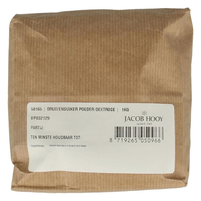 Jacob hooy jacob Hooy DRUIVENSUIKER POEDER DEXTROSE - 1kg