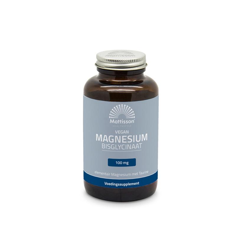 Mattisson Mattisson Magnesium Bisglynaat 100mg  met Taurine - 180tb