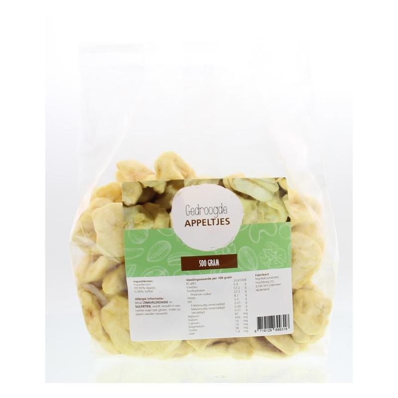 Mijn natuurwinkel Mijn Natuurwinkel Gedroogde Appeltjes - 500gr