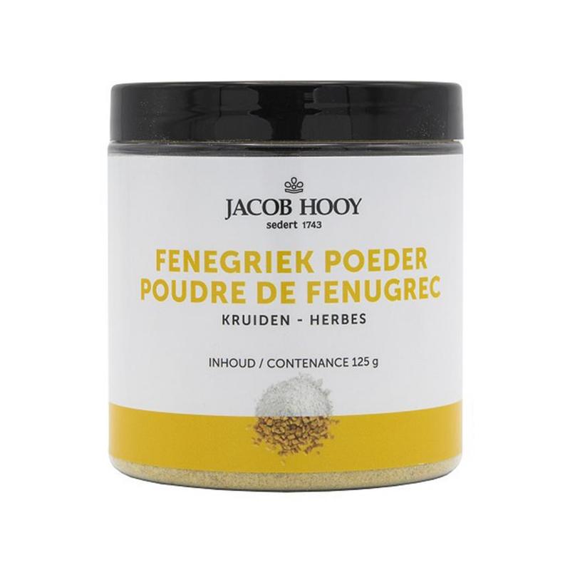 Jacob hooy Jacob Hooy FENEGRIEK GEMALEN 125GRAM - 125gr