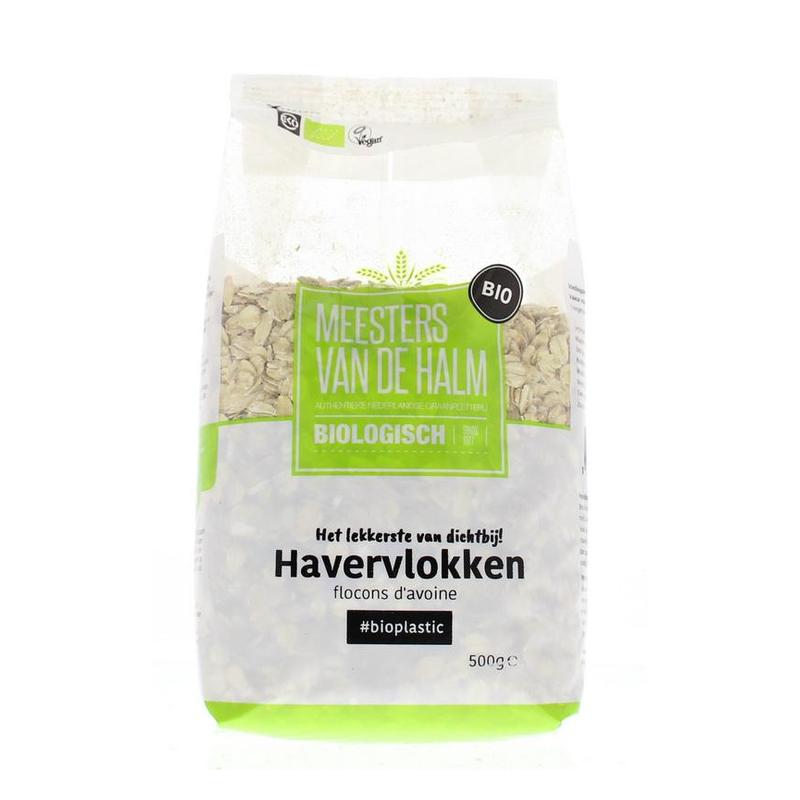 Meesters van de halm Meesters van de Halm Havervlokken Grof - 500gr