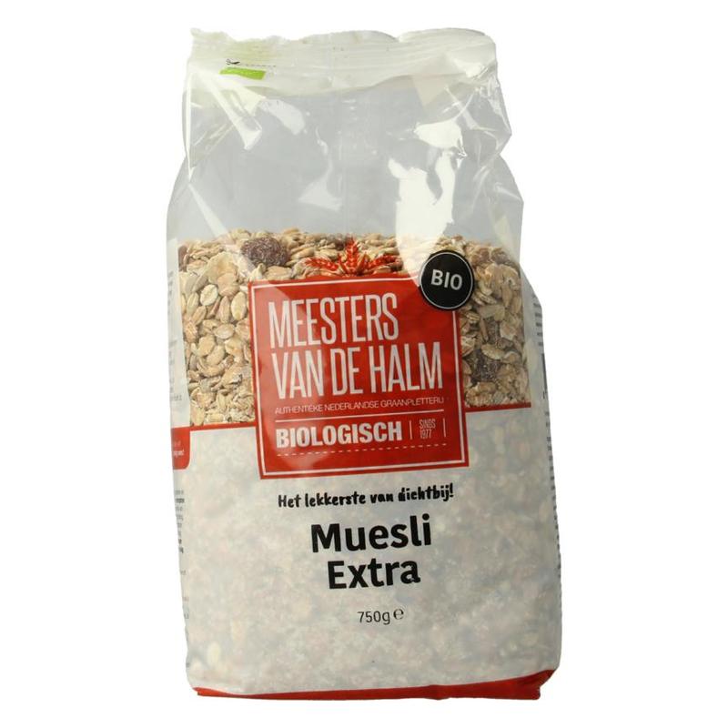Meesters van de halm Meesters van de Halm Muesli Extra - 750gr