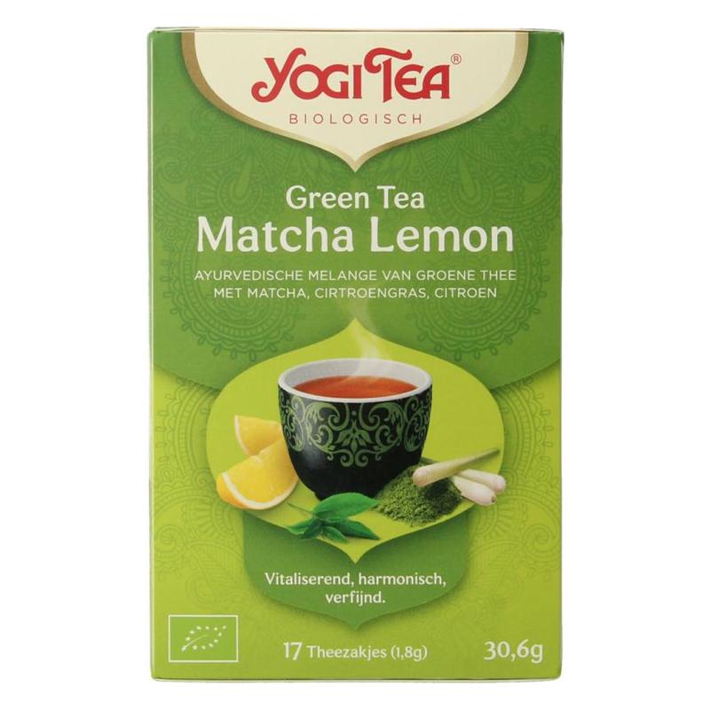 Yogi tea Yogi Tea Green Tea Matcha Lemon 17TB BIO - 17zk