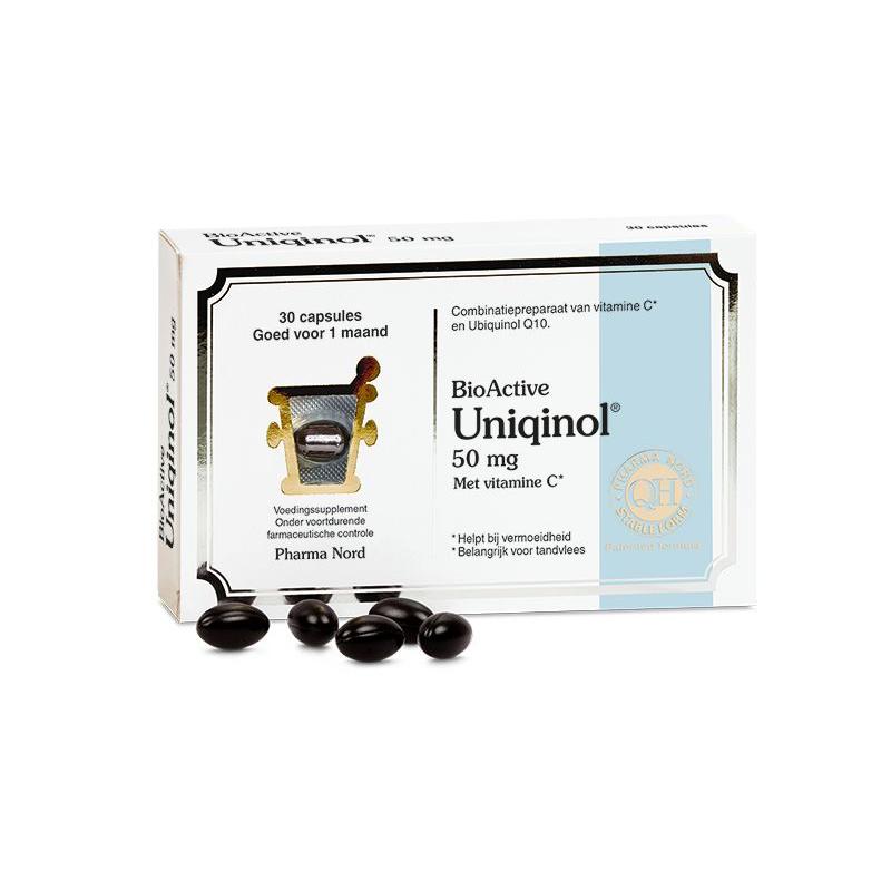 Pharma nord Pharma Nord BioActive Uniqinol 50mg met vitamine C - 30cp