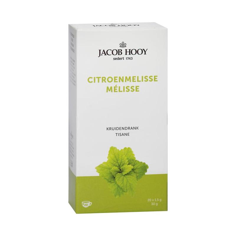 Jacob hooy Jacob Hooy Theezakjes CITROENMELISSE - 20zk