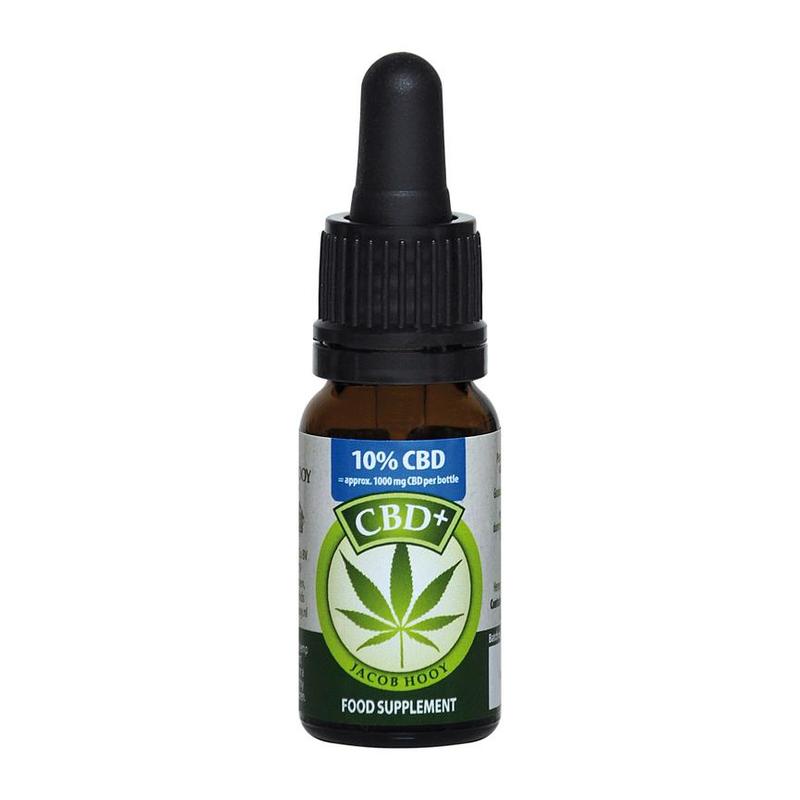 Jacob hooy Jacob Hooy CBD+ OLIE 10% 10ML - 10ml