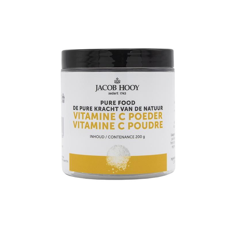 Jacob hooy Jacob Hooy VITAMINE C PURE FOOD 200GR - 200gr