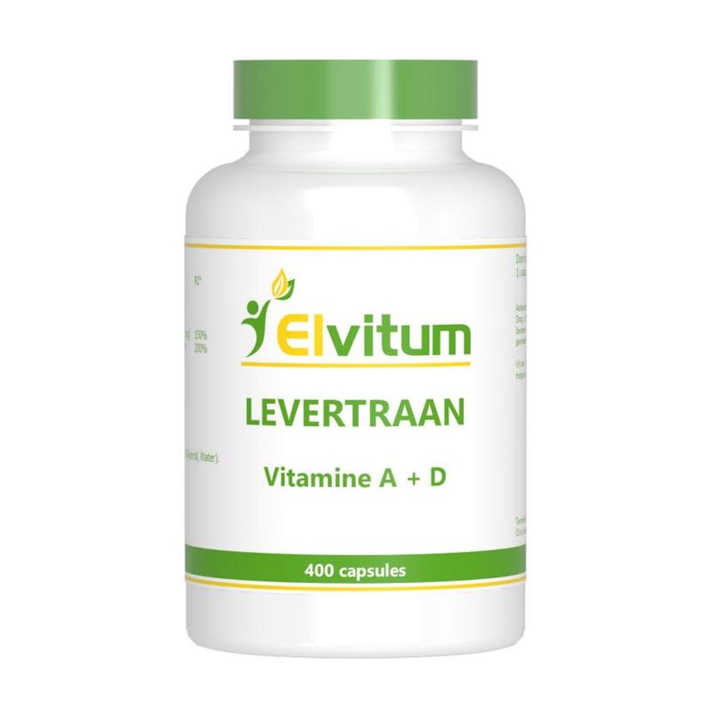 Elvitum Elvitum Levertraan A-D - 400cp
