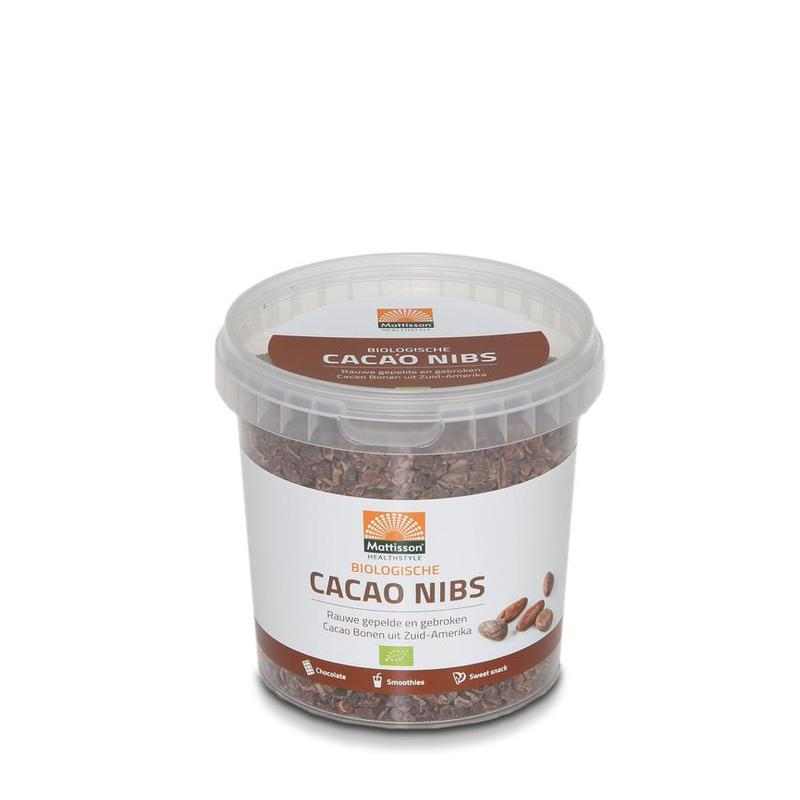 Mattisson Mattisson Bio Cacao Nibs Raw 400g - 400gr