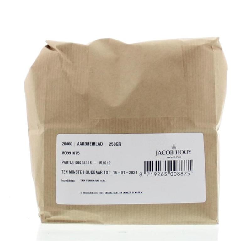 Jacob hooy jacob Hooy AARDBEIBLAD GESNEDEN - 250gr