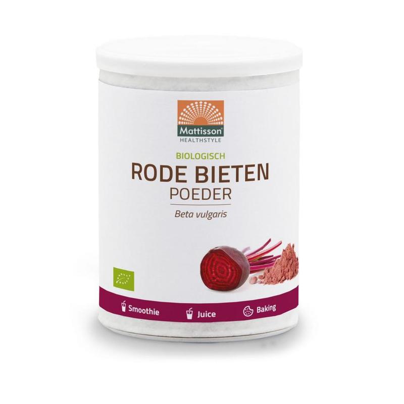 Mattisson Mattisson Bio Rode Bieten Poeder Raw 125g - 125gr