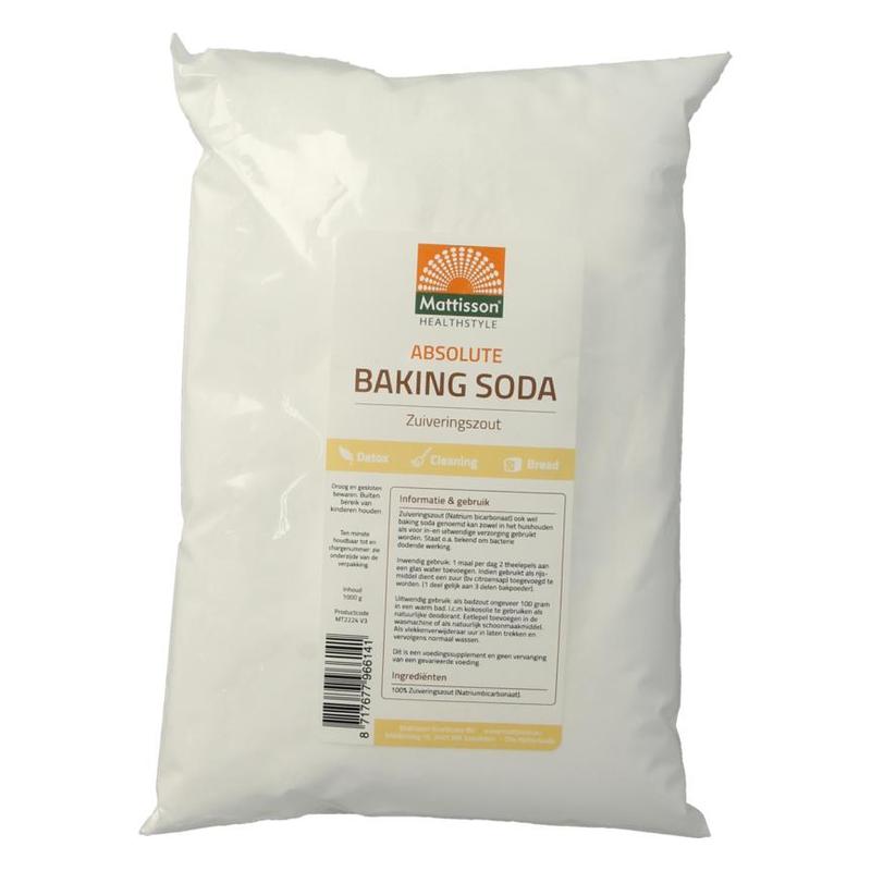 Mattisson Mattisson Absolute Baking Soda Natrium Bicarb 1kg - 1kg