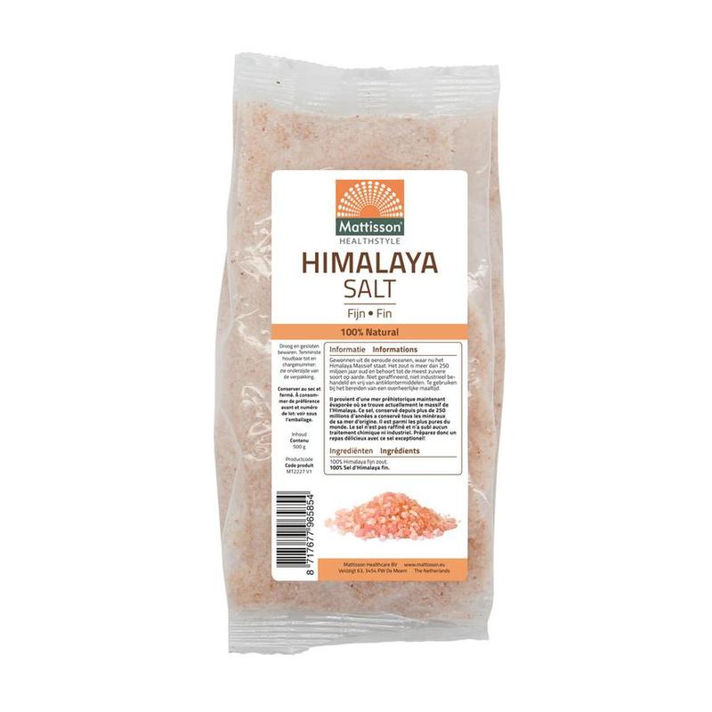 Mattisson Mattisson Himalayan Keukenzout Fijn Navulzak 500g - 500gr