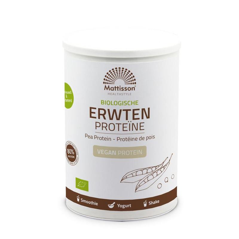 Mattisson Mattisson Bio Erwten Proteïne Poeder 80% - 350g - 350gr