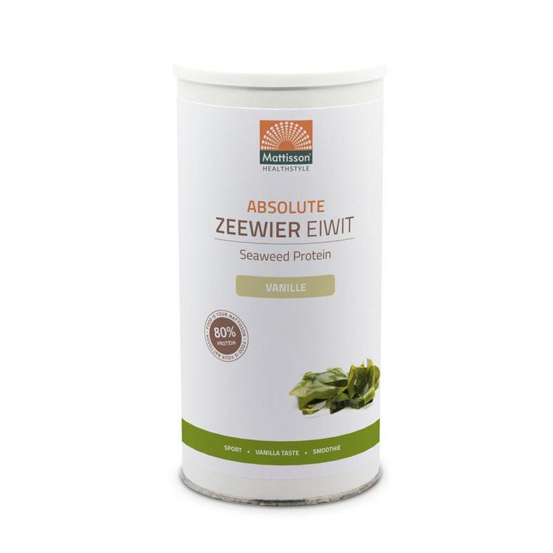 Mattisson Mattisson Zeewier Eiwit Shake Poeder Vanille 500g - 500gr