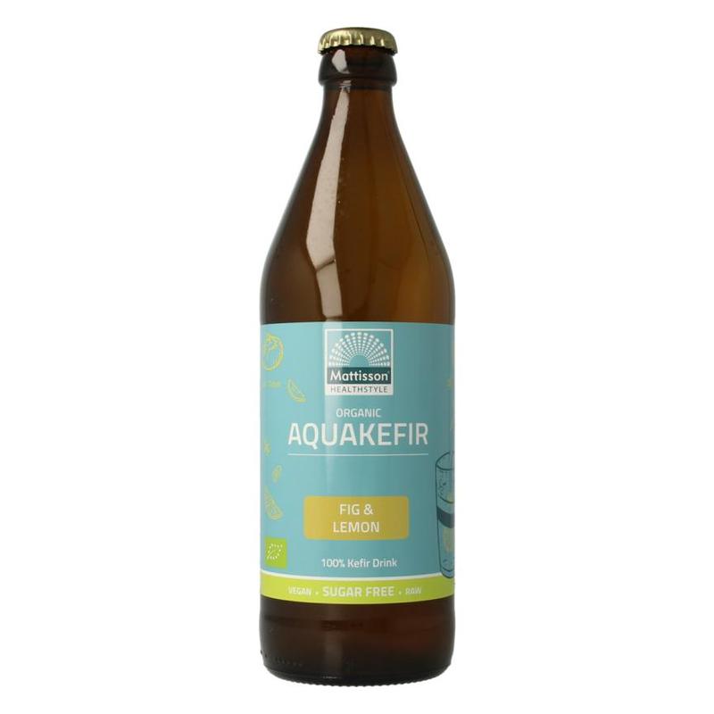 Mattisson Mattisson Org Aquakefir Fig & Lemon Drink 500ml - 500ml