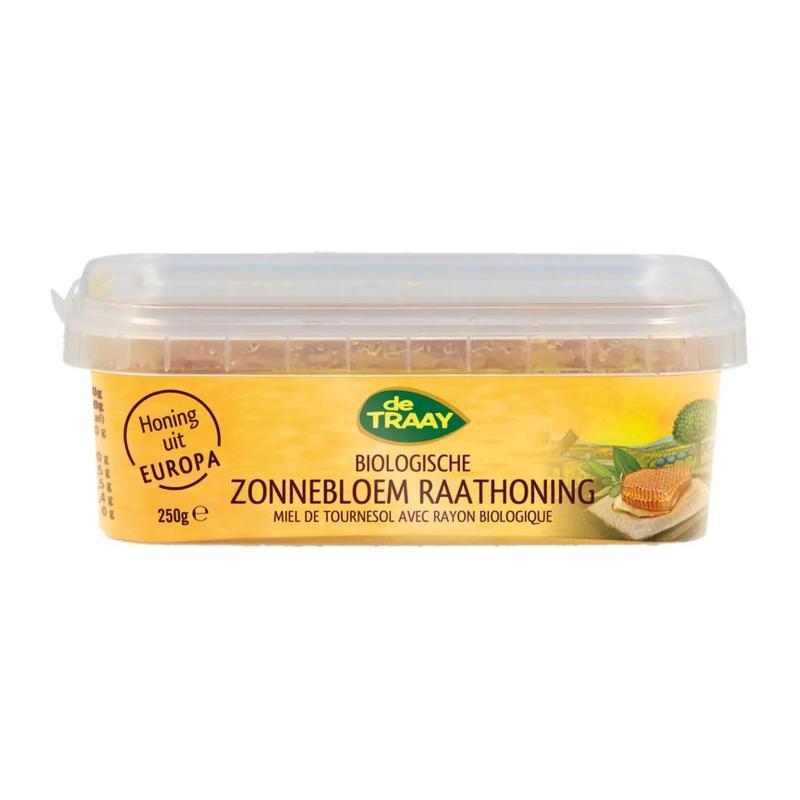 Traay honing Traay Honing ZONNEBLOEMRAATHONING BIO 250G - 250gr