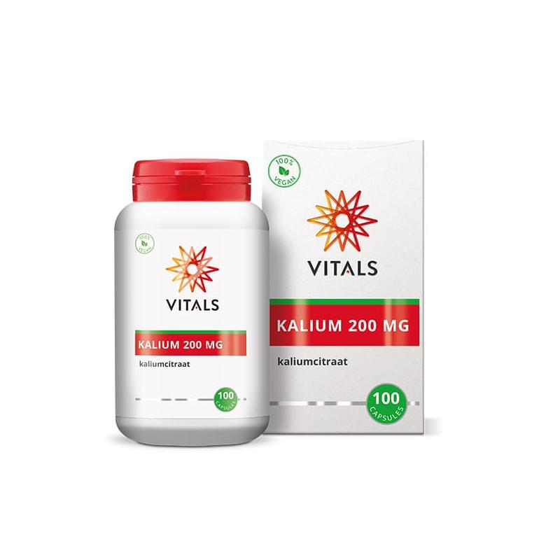 Vitals Vitals Kalium(citraat) 200 mg - 100cp