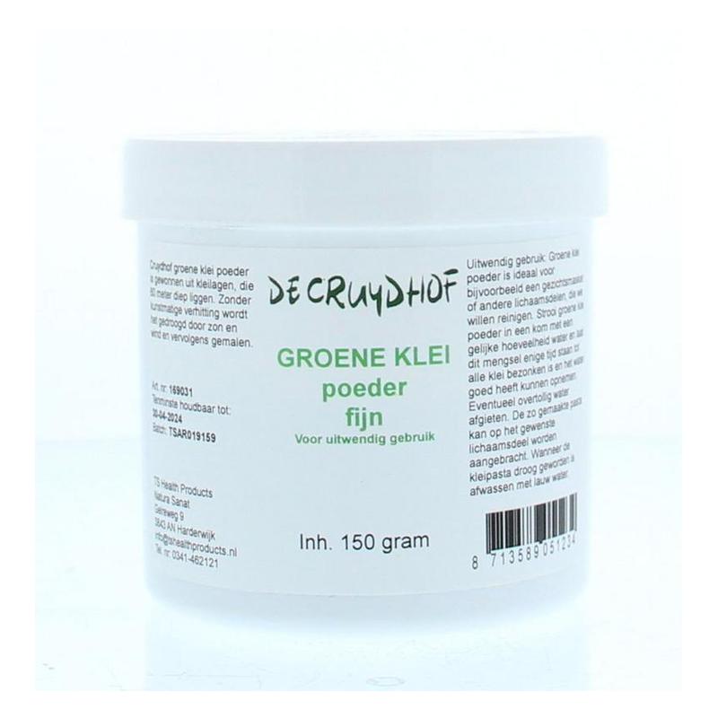 Cruydhof CRUYDHOF Groene klei, fijn (uitwendig) - 150gr