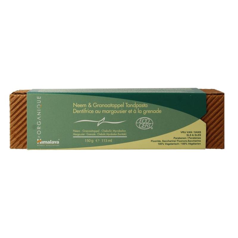 Himalaya oral care HIMALAYA ORAL CARE Organique Neem & Pomegranate Tandpasta - 150gr
