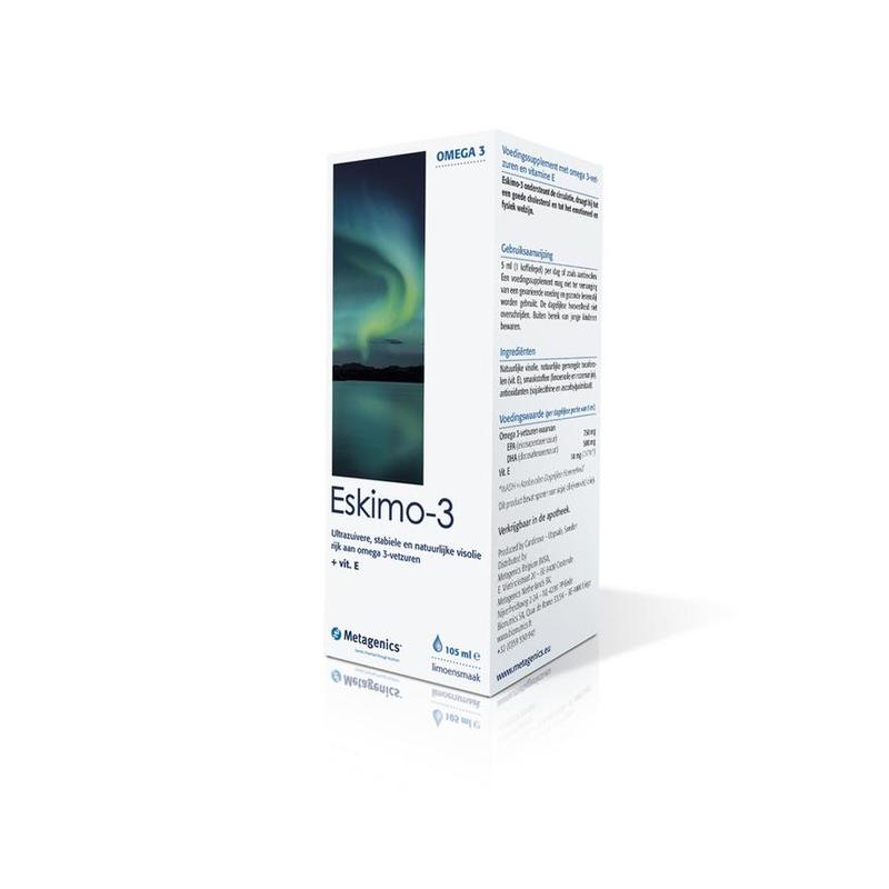 Metagenics Metagenics Eskimo-3 Limoen NF 105 ml - 105ml